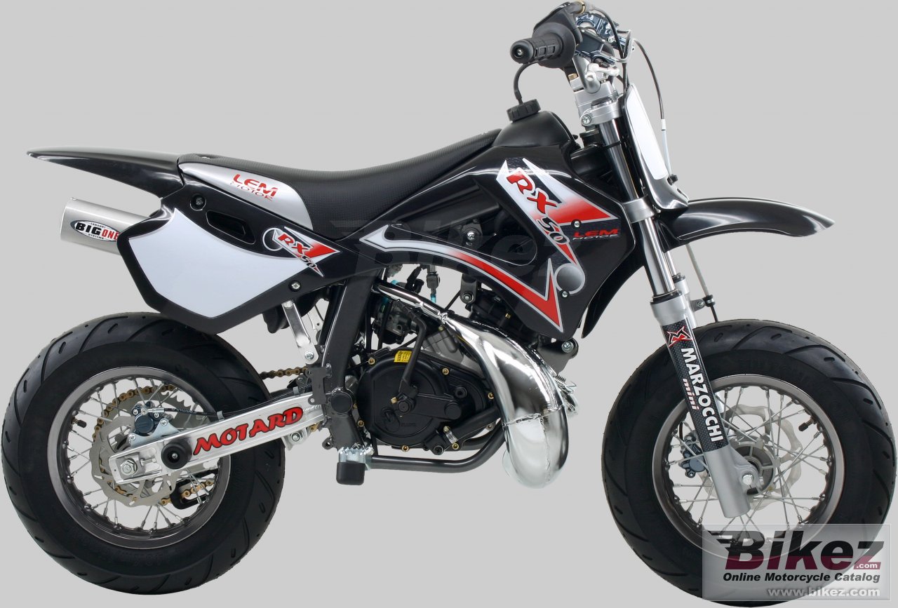 Big Lem rx2 motard 70cc picture and wallpaper from Bikez.com